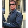 Arnold Schwarzenegger Leather Terminator 3 Jacket - Image 4