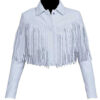 Sloane Peterson Fringe Leather Jacket - Image 2