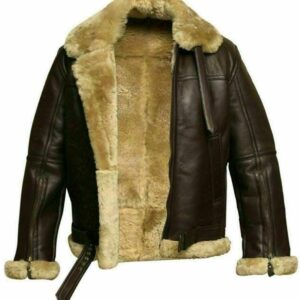 Mens Aviator B3 Flying Leather Jacket