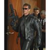 Arnold Schwarzenegger Leather Terminator 3 Jacket - Image 7