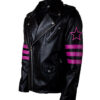 WWE Wrestler Hitman Bret Hart Leather Jacket - Image 3