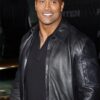 Dwayne Johnson Black Leather Jacket San Andreas Film - Image 2