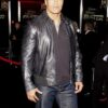Dwayne Johnson Black Leather Jacket San Andreas Film - Image 3