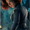 The Avengers Black Widow Leather Jacket - Image 4