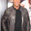 Dwayne Johnson Black Leather Jacket San Andreas Film - Image 5