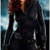 The Avengers Black Widow Leather Jacket - Image 5