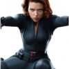 The Avengers Black Widow Leather Jacket - Image 6